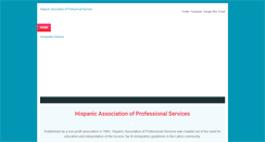 Desktop Screenshot of haps-ca.org
